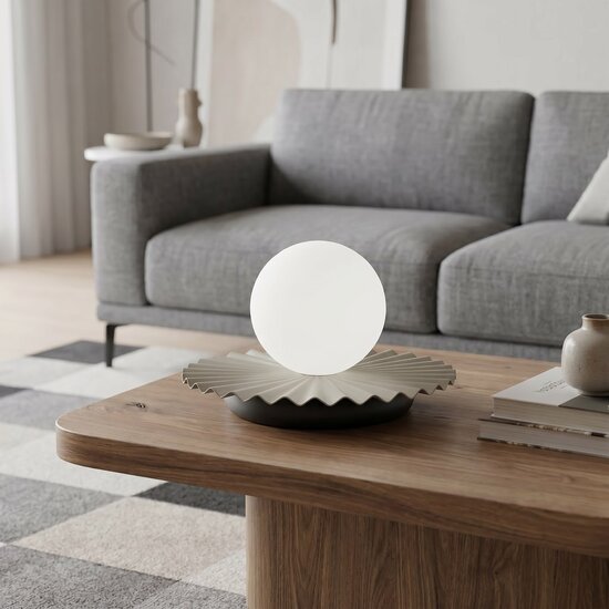 Emibig Emibig UMBRA LN1 MOKKA BLACK - Lampe de table moderne pour un éclairage élégant