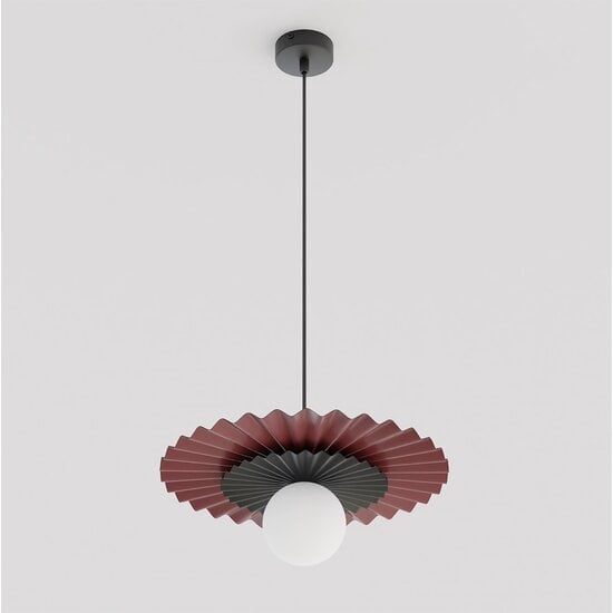Emibig Emibig UMBRA 1 BURGUNDY BLACK - Lámpara colgante moderna para una iluminación elegante