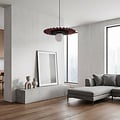 Emibig Emibig UMBRA 1 BURGUNDY BLACK - Lámpara colgante moderna para una iluminación elegante