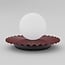 Emibig Emibig UMBRA LN 1 BURGUNDY BLACK - Lampe de table moderne pour un éclairage élégant