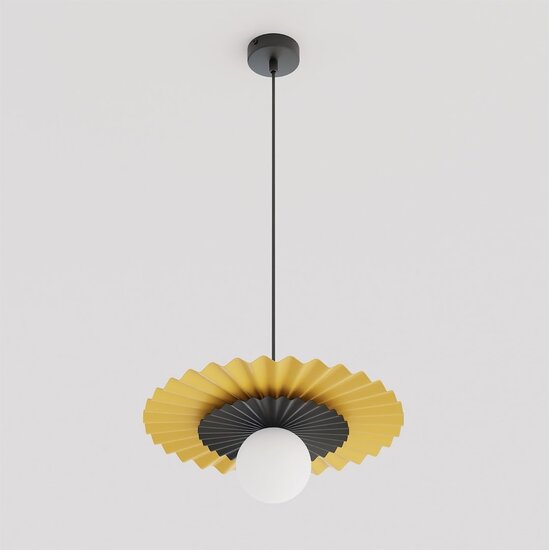 Emibig Emibig UMBRA 1 ORANGE BLACK - Moderne hanglamp voor elke ruimte