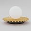 Emibig Emibig UMBRA LN1 ORANGE BLACK - Lampe de table moderne pour tous les espaces