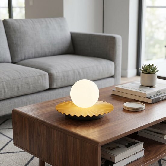 Emibig Emibig UMBRA LN1 ORANGE BLACK - Lampe de table moderne pour tous les espaces