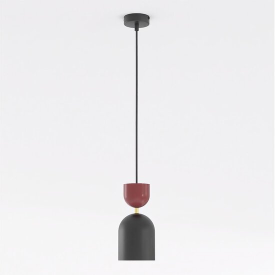 Emibig Emibig GAUDI 1 BLACK BURGUNDY - Modern pendant lamp for stylish lighting