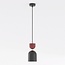 Emibig Emibig GAUDI 1 BLACK BURGUNDY - Moderne hanglamp voor sfeervolle verlichting