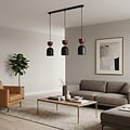 Emibig Emibig GAUDI 3 BLACK BURGUNDY - Moderne hanglamp voor sfeervolle verlichting