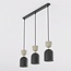 Emibig Emibig GAUDI 3 BLACK MOKKA - Modern pendant lamp for stylish lighting