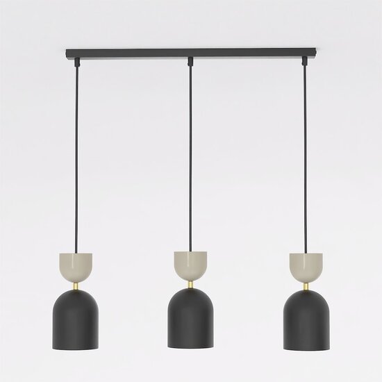 Emibig Emibig GAUDI 3 BLACK MOKKA - Lampe suspendue moderne pour un éclairage stylé