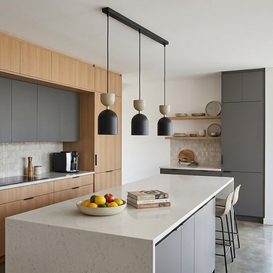 Emibig Emibig GAUDI 3 BLACK MOKKA - Modern pendant lamp for stylish lighting