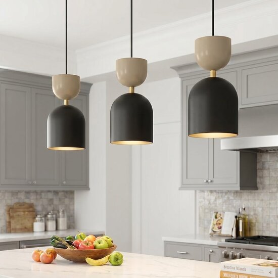 Emibig Emibig GAUDI 3 BLACK MOKKA - Lampe suspendue moderne pour un éclairage stylé