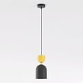 Emibig Emibig GAUDI 1 BLACK ORANGE - Lámpara colgante moderna para una iluminación elegante