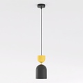 Emibig Emibig GAUDI 1 BLACK ORANGE - Moderne hanglamp voor sfeervolle verlichting