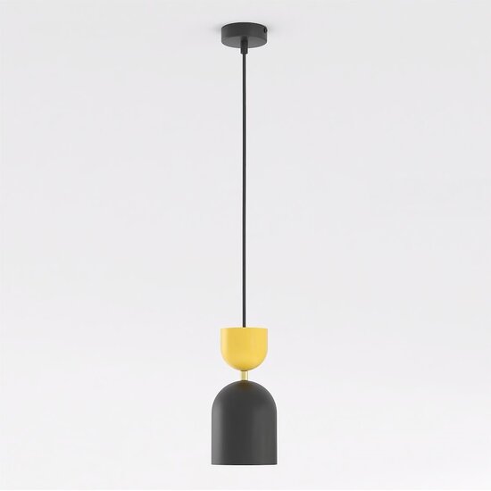Emibig Emibig GAUDI 1 BLACK ORANGE - Moderne hanglamp voor sfeervolle verlichting