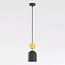 Emibig Emibig GAUDI 1 BLACK ORANGE - Lámpara colgante moderna para una iluminación elegante