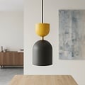 Emibig Emibig GAUDI 1 BLACK ORANGE - Lampe suspendue moderne pour un éclairage stylé
