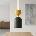 Emibig Emibig GAUDI 1 BLACK ORANGE - Moderne hanglamp voor sfeervolle verlichting