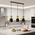 Emibig Emibig GAUDI 3 BLACK ORANGE - Moderne hanglamp voor sfeervolle verlichting