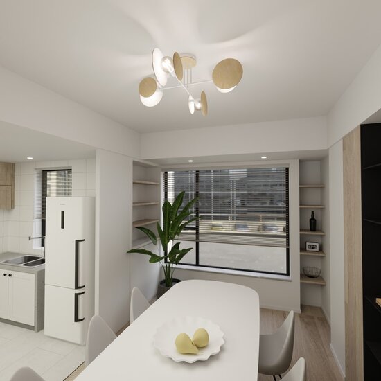 Emibig Emibig ZITA 4 WHITE - Lampe de plafond élégante pour tous les espaces