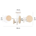 Emibig Emibig ZITA 4 WHITE - Elegant ceiling lamp for any space