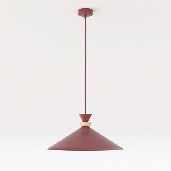Emibig Emibig OLIVO 1M BURGUNDY - Elegante skandinavische Pendelleuchte für jeden Raum
