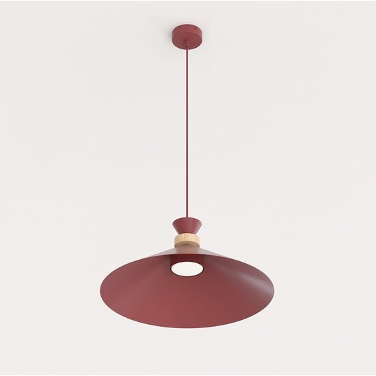 Emibig Emibig OLIVO 1M BURGUNDY - Elegante Scandinavische hanglamp voor elke ruimte
