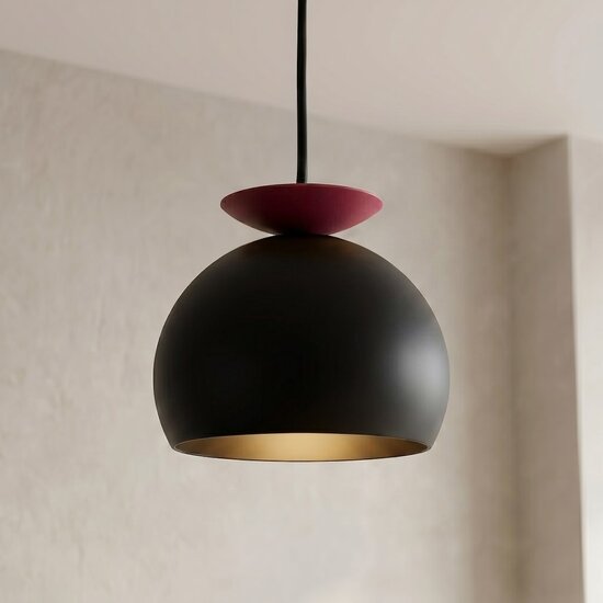 Emibig Emibig GEO 1 BLACK BURGUNDY - Moderne Pendelleuchte für stilvolle Beleuchtung