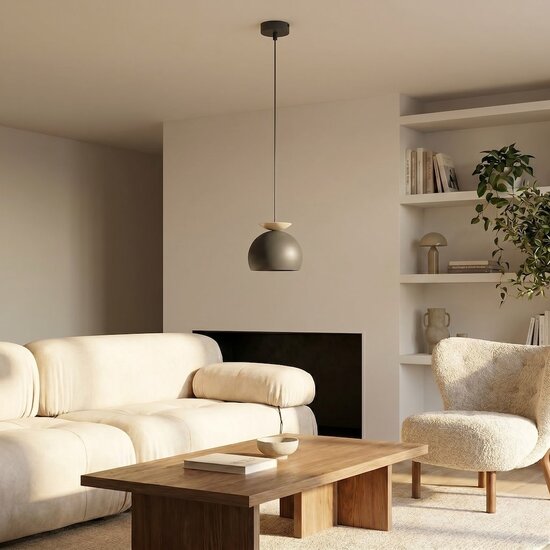 Emibig Emibig GEO 1 BLACK MOKKA - Moderne Pendelleuchte für jeden Raum
