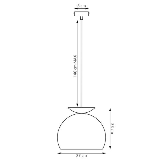 Emibig Emibig GEO 1 BLACK MOKKA - Moderne Pendelleuchte für jeden Raum