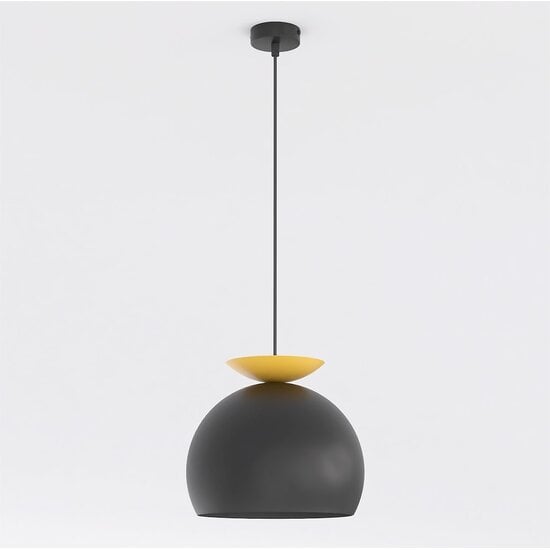 Emibig Emibig GEO 1 BLACK ORANGE - Modern pendant lamp for stylish lighting