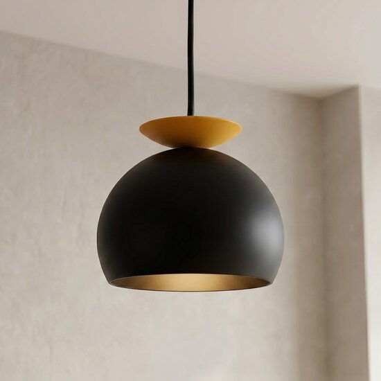 Emibig Emibig GEO 1 BLACK ORANGE - Modern pendant lamp for stylish lighting
