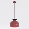 Emibig Emibig GEO 1 BURGUNDY BLACK - Moderne hanglamp voor sfeervolle verlichting
