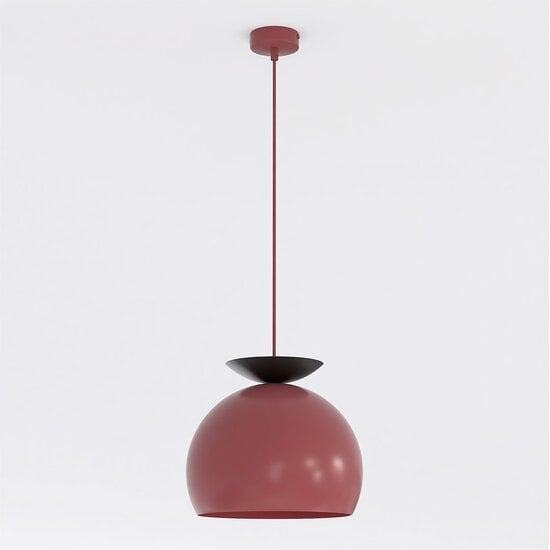Emibig Emibig GEO 1 BURGUNDY BLACK - Lampe suspendue moderne pour un éclairage stylé