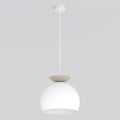 Emibig Emibig GEO 1 WHITE MOKKA - Moderne hanglamp voor sfeervolle verlichting