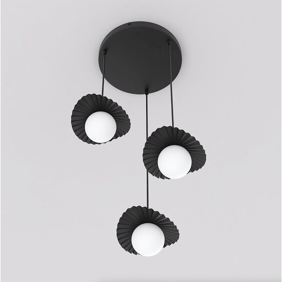 Emibig Emibig FLORA 3PREM BLACK OPAL - Moderne Pendelleuchte für stilvolle Beleuchtung