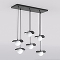 Emibig Emibig FLORA 6 BLACK OPAL - Lámpara colgante moderna para una iluminación elegante