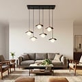 Emibig Emibig FLORA 6 BLACK OPAL - Modern pendant lamp for stylish lighting