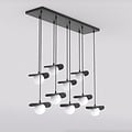 Emibig Emibig FLORA 9 BLACK OPAL - Lampe suspendue moderne pour un éclairage élégant