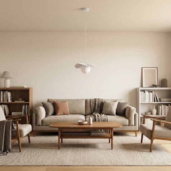 Emibig Emibig FLORA 1 WHITE OPAL - Modern pendant lamp for stylish lighting