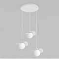Emibig Emibig FLORA 3PREM WHITE OPAL - Lámpara colgante moderna para una iluminación elegante