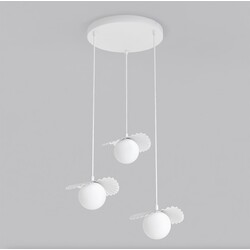 Emibig FLORA 3PREM WHITE OPAL