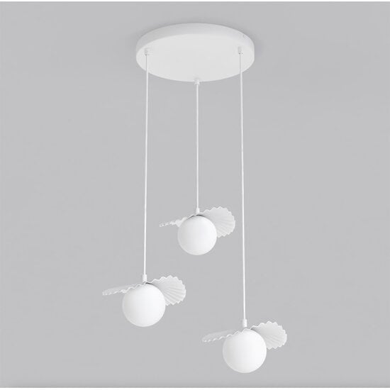 Emibig Emibig FLORA 3PREM WHITE OPAL - Modern pendant lamp for stylish lighting
