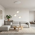 Emibig Emibig FLORA 3PREM WHITE OPAL - Moderne hanglamp voor sfeervolle verlichting
