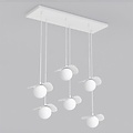 Emibig Emibig FLORA 6 WHITE OPAL - Modern pendant lamp for stylish lighting