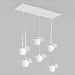 Emibig FLORA 6 WHITE OPAL