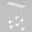 Emibig Emibig FLORA 6 WHITE OPAL - Lámpara colgante moderna para una iluminación elegante