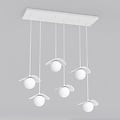 Emibig Emibig FLORA 6 WHITE OPAL - Moderne hanglamp voor sfeervolle verlichting