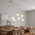 Emibig Emibig FLORA 6 WHITE OPAL - Modern pendant lamp for stylish lighting