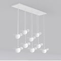 Emibig Emibig FLORA 9 WHITE OPAL - Moderne hanglamp voor sfeervolle verlichting