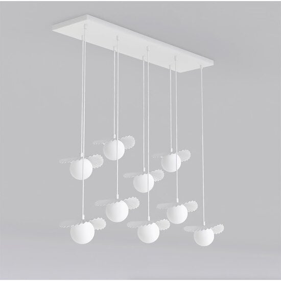 Emibig Emibig FLORA 9 WHITE OPAL - Modern pendant lamp for stylish lighting