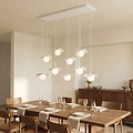 Emibig Emibig FLORA 9 WHITE OPAL - Lampe suspendue moderne pour un éclairage élégant